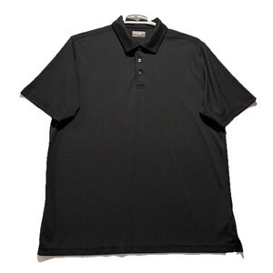 Bolle Golf Polo Shirt‎ Men's Size XL Black Geometric